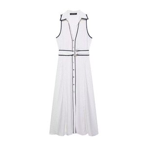 White Sleeveless Dress